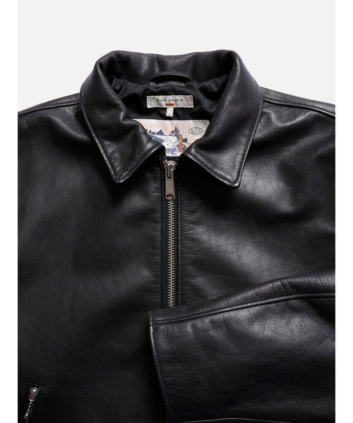 Nudie Jeans（ヌーディージーンズ） 革ジャン ライダース Eddy