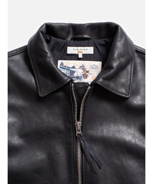 Nudie Jeans（ヌーディージーンズ） 革ジャン ライダース Eddy