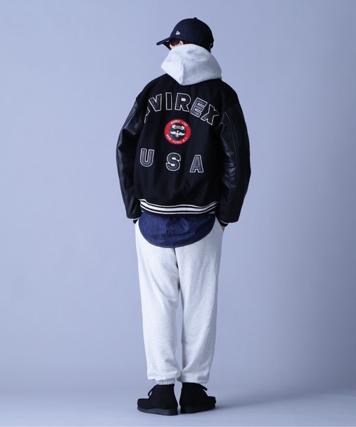 AVIREX（アヴィレックス） スタジャン SIGNATUR VARSITY JACKET