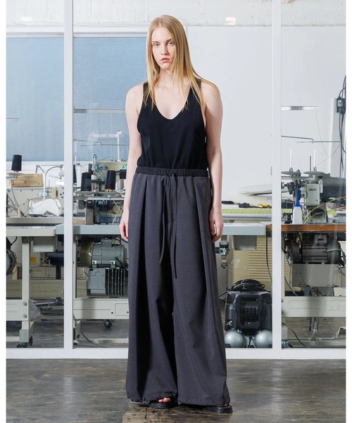 VOAAOV（ヴォアーブ） パンツ MELANGE LINEN LIKE PANTS メンズ