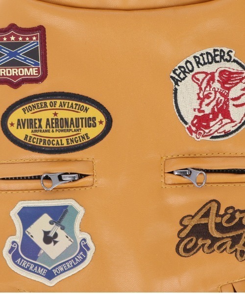 AVIREX（アヴィレックス） 犬 服 AVIREX/パッチドライダースJKT