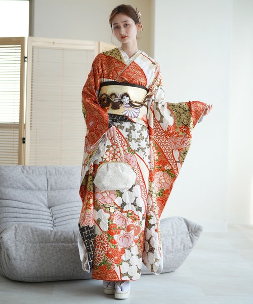 振袖 袋帯 二点セット