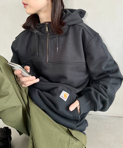 carhartt ジップパーカー 節約 XL 黒 メキシコ製》カーハート carhartt