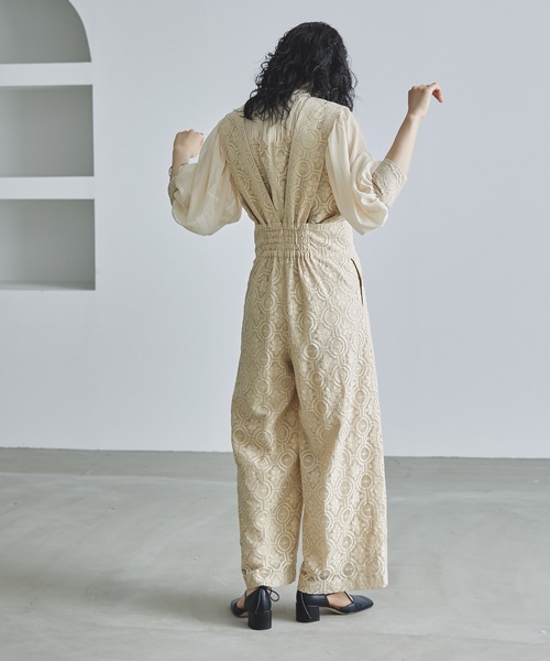 niana（ニアナ） パンツドレス レトロレースセットアップパンツドレス