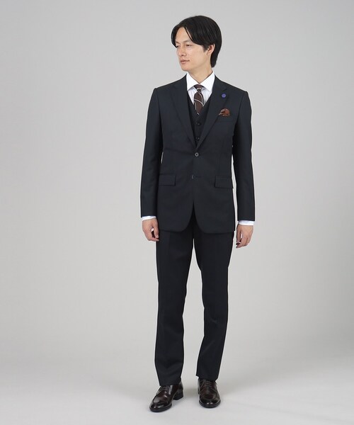 TAKEO KIKUCHI（タケオキクチ） スーツ ベスト マイクロデザイン