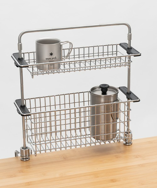 スノーピーク メッシュトレー 1unit 深型 ＋ステンボックスハーフ