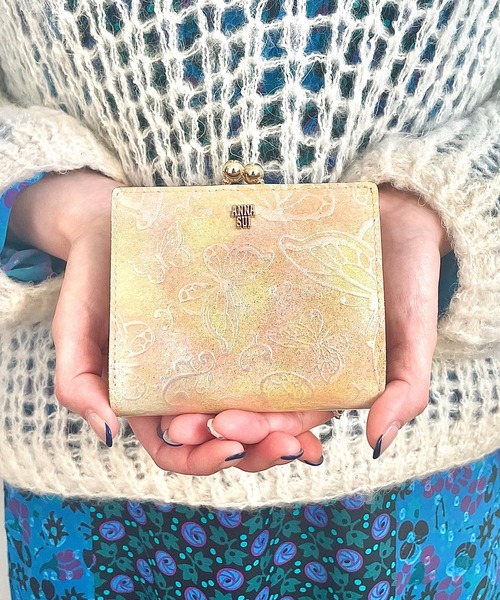 ANNA SUI（アナスイ） 財布 パピヨン 口金二つ折り財布 レディース