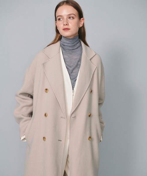 N.O.R.C コート チェスターコート ダブルロングリバーコート