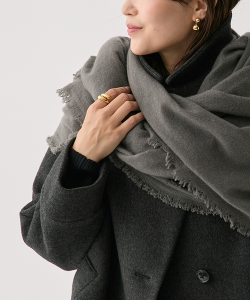 ASAUCE MELER（アソースメレ） マフラー ストール カシミヤマイクロ