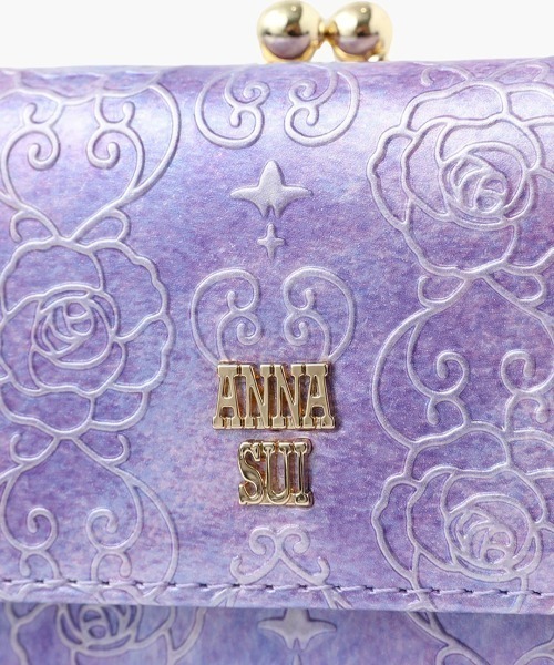 ANNA SUI（アナスイ） 財布 ローズハート 口金2つ折り財布 レディース