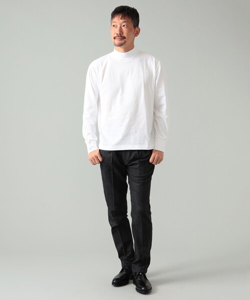 BEAMS F（ビームスF） tシャツ ELACIO / モックネック カットソー