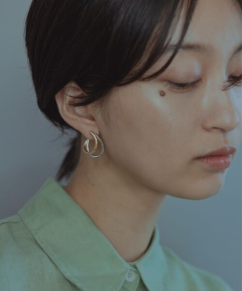Jouete（ジュエッテ） イヤリング サークルイヤリング ティアドロップ