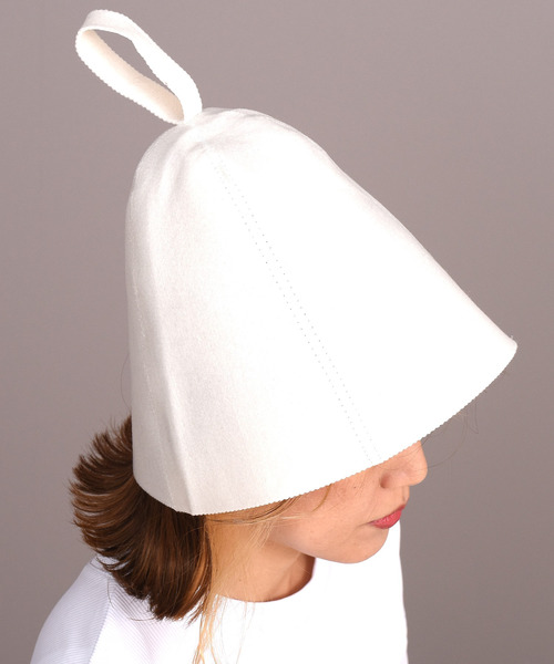 DAY CLOSET 帽子 ハット ステッチフェルトサウナハット+マット 2点