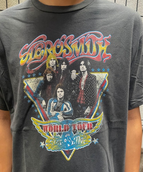 THE BAREFOOT tシャツ 「 AEROSMITH / エアロスミス 」バンドTシャツ