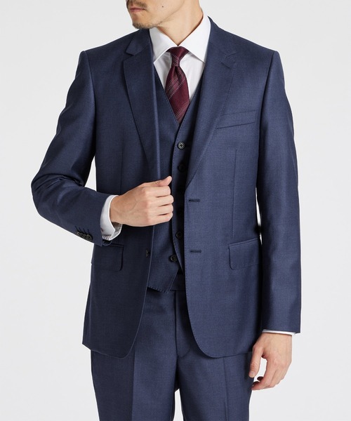 Paul Smith テーラード ベスト ロロピアーナ 紺 セットアップ Paul