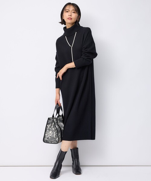 23区（ニジュウサンク） ワンピース 「洗える」ウールカシミヤ