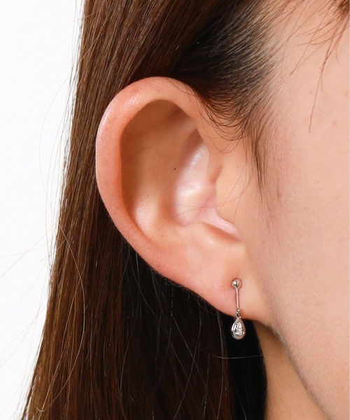 VENDOME AOYAMA（ヴァンドーム青山） イヤリング プラチナ ドロップ