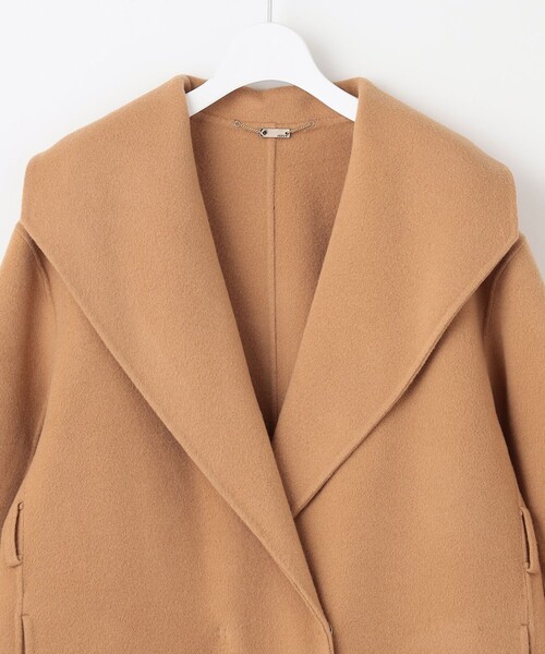 自由区（ジユウク） コート アウター ウールリバーロング コート