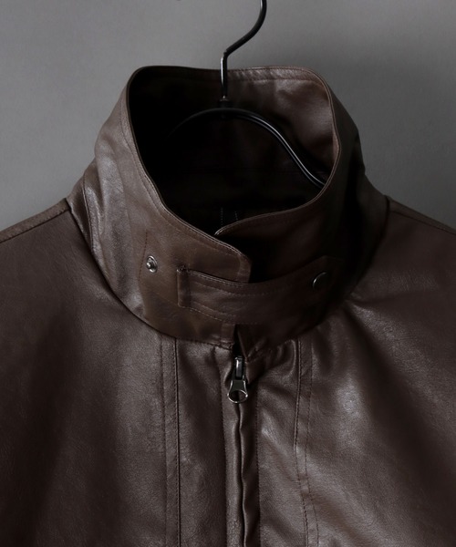SITRY（シトリー） ブルゾン アウター synthetic leather Big A-2