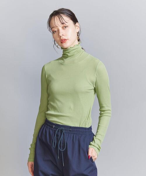 BEAUTY＆YOUTH UNITED ARROWS tシャツ Tシャツ コットンテレコ リブ