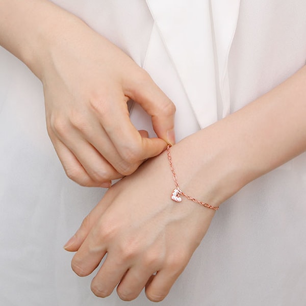 ハートチャームブレスレットRS175 | レディースアクセサリー