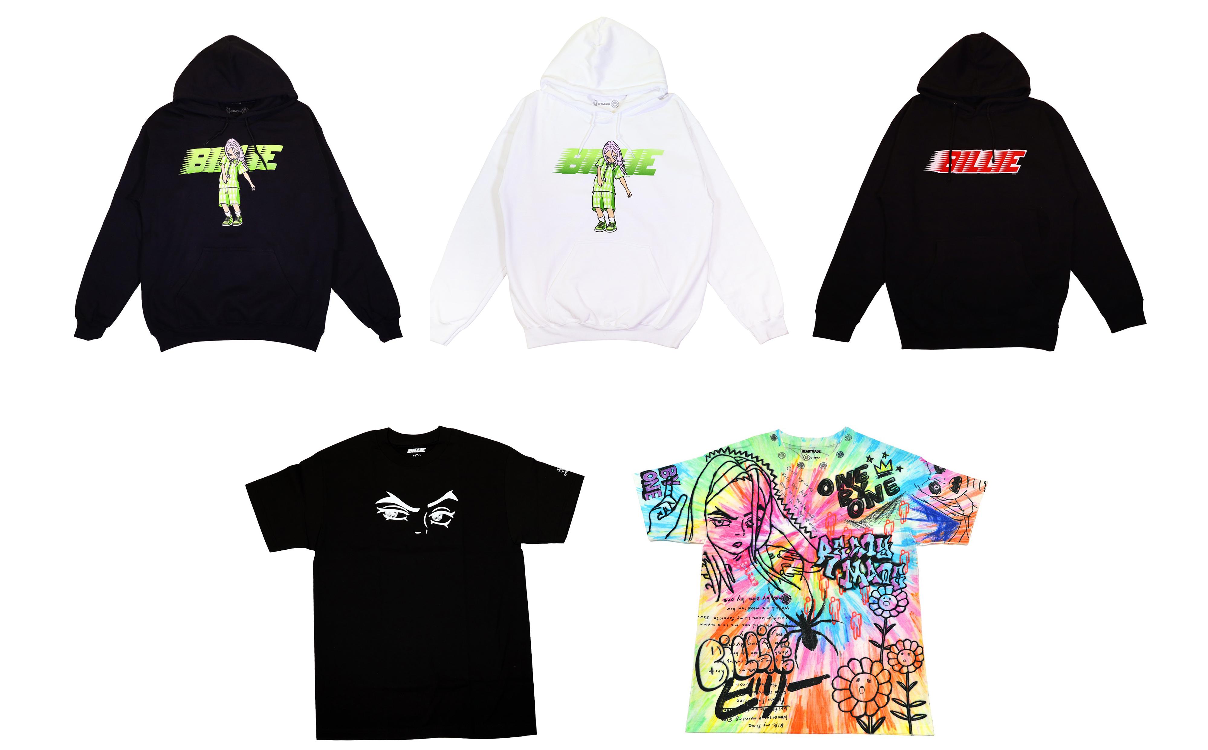 Billie Eilish × 村上隆 Tシャツ M 来日公演グッズ Billie Eilish