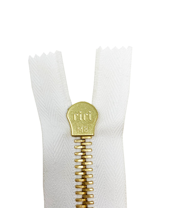 riri 6MM Teeth One-Way Separating Open Bottom Zipper with KTA Pull