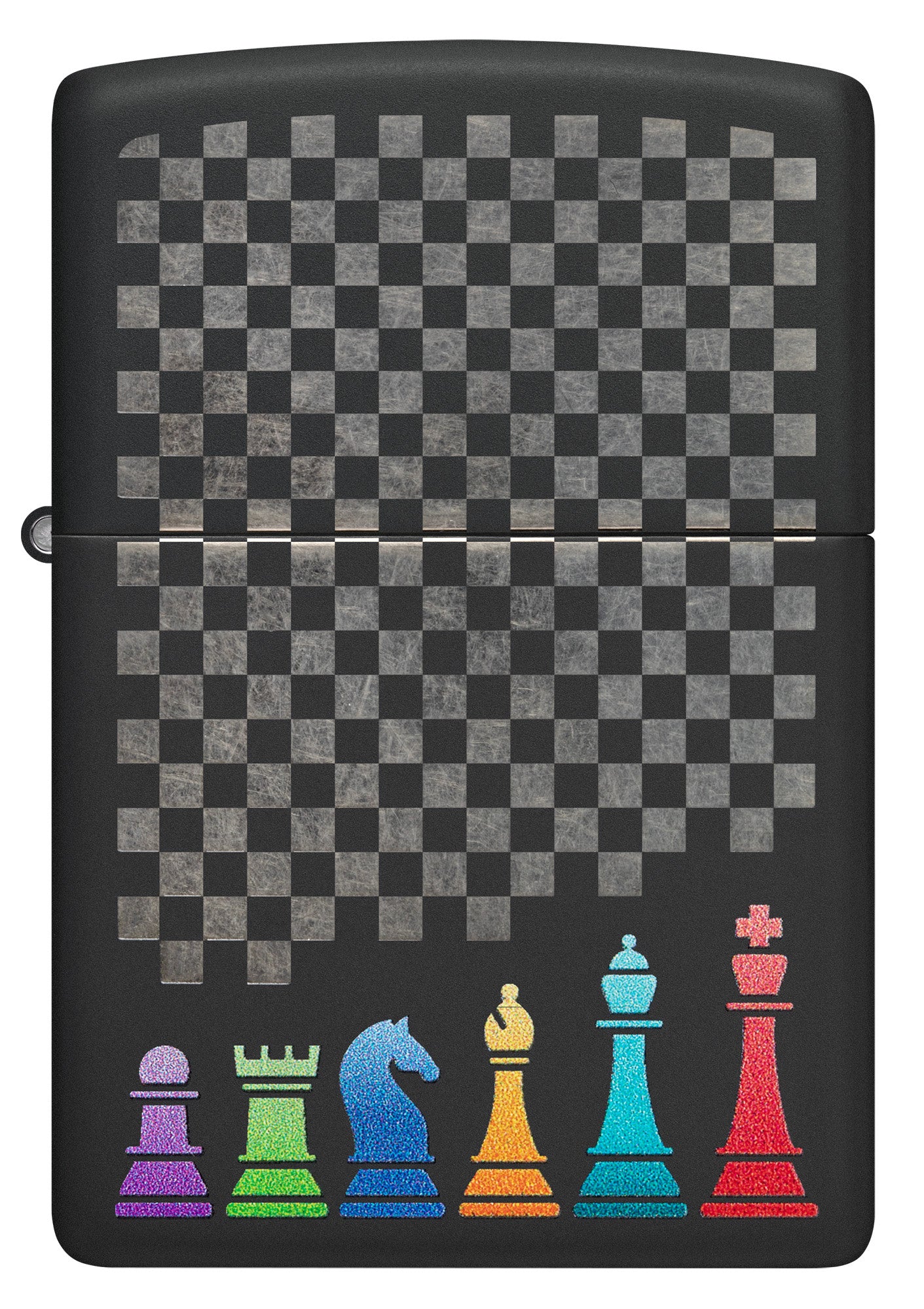 Zippo Chess Pieces Design Black Matte Windproof Lighter – Zippo USA