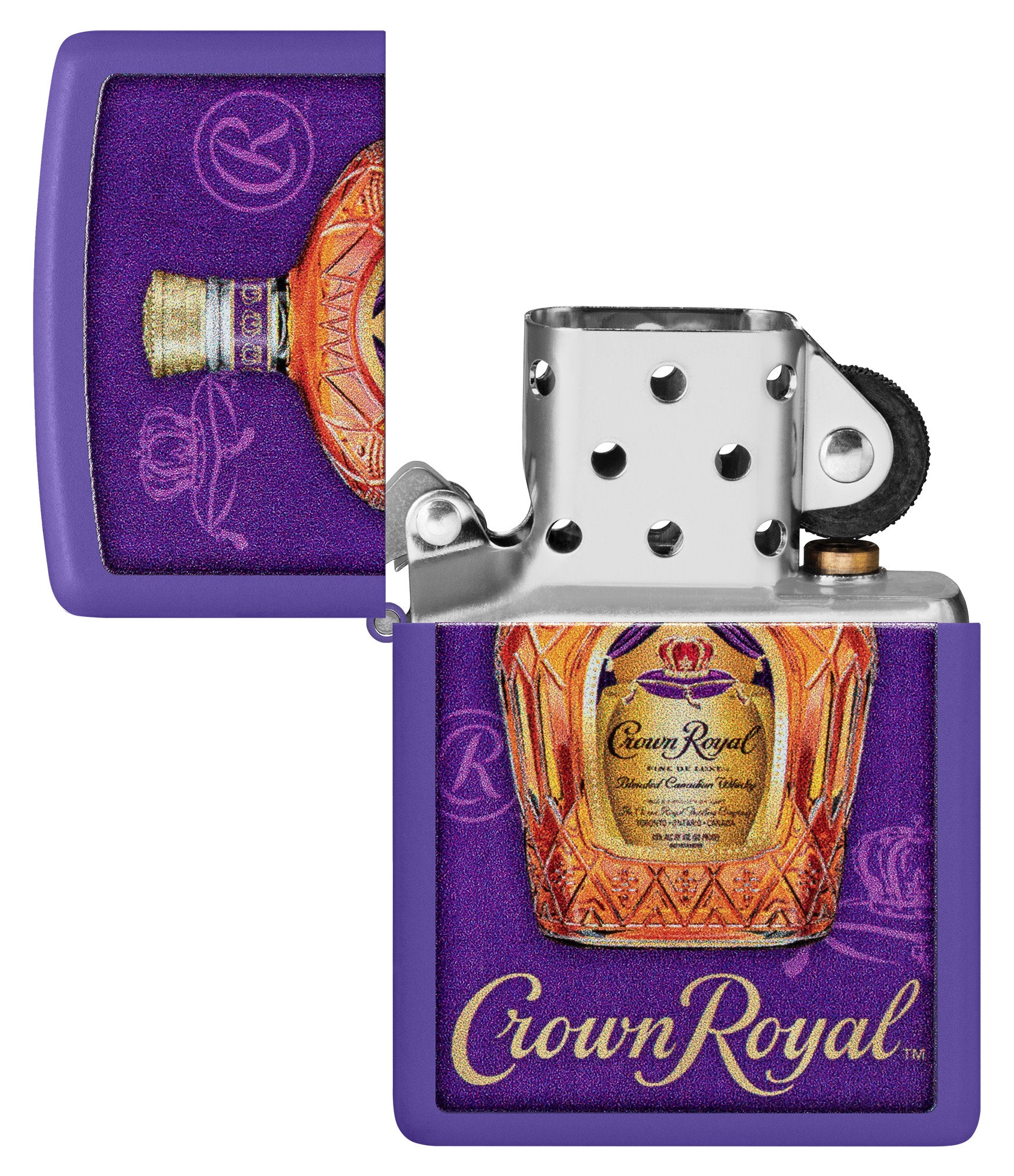 Crown Royal® Deluxe Design Purple Matte Windproof Lighter – Zippo USA