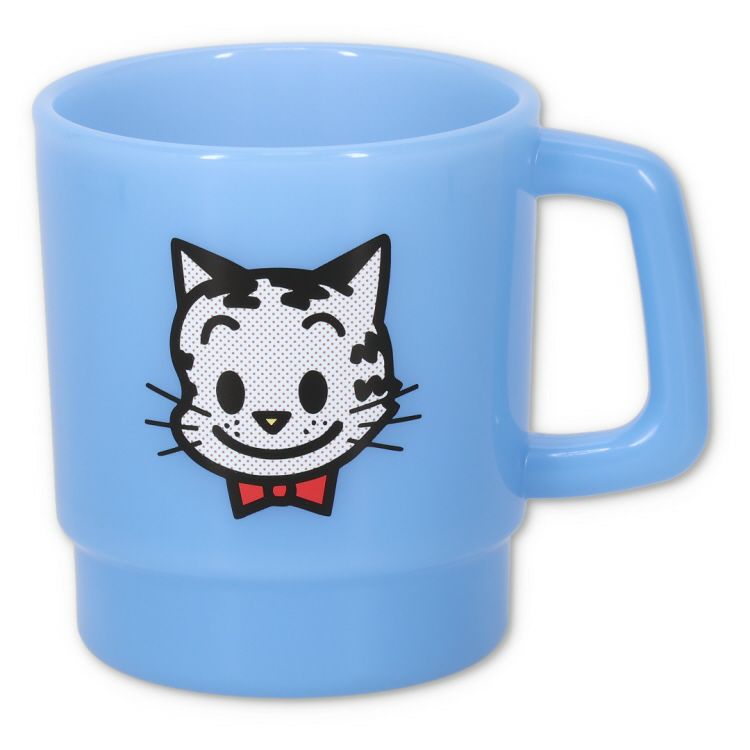 OSAMU GOODS】プラスチック マグ （キャット/ブルー）OGA-602 | オサム