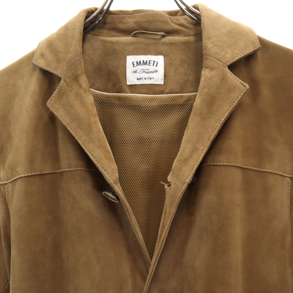 エンメティ イタリア製 ビームス別注 山羊革 スエード レザー