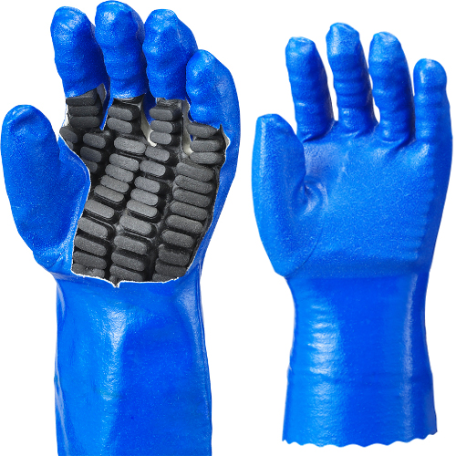 ⭐ゴン GIORGIO ARMANI キルティングデザイン手袋 ボタン付き ヨークス