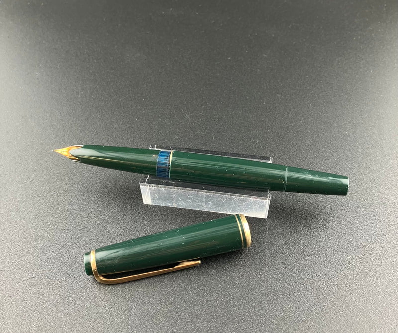 Montblanc No. 22 14K Gold Extra Fine Green Fountain Pen Parts or