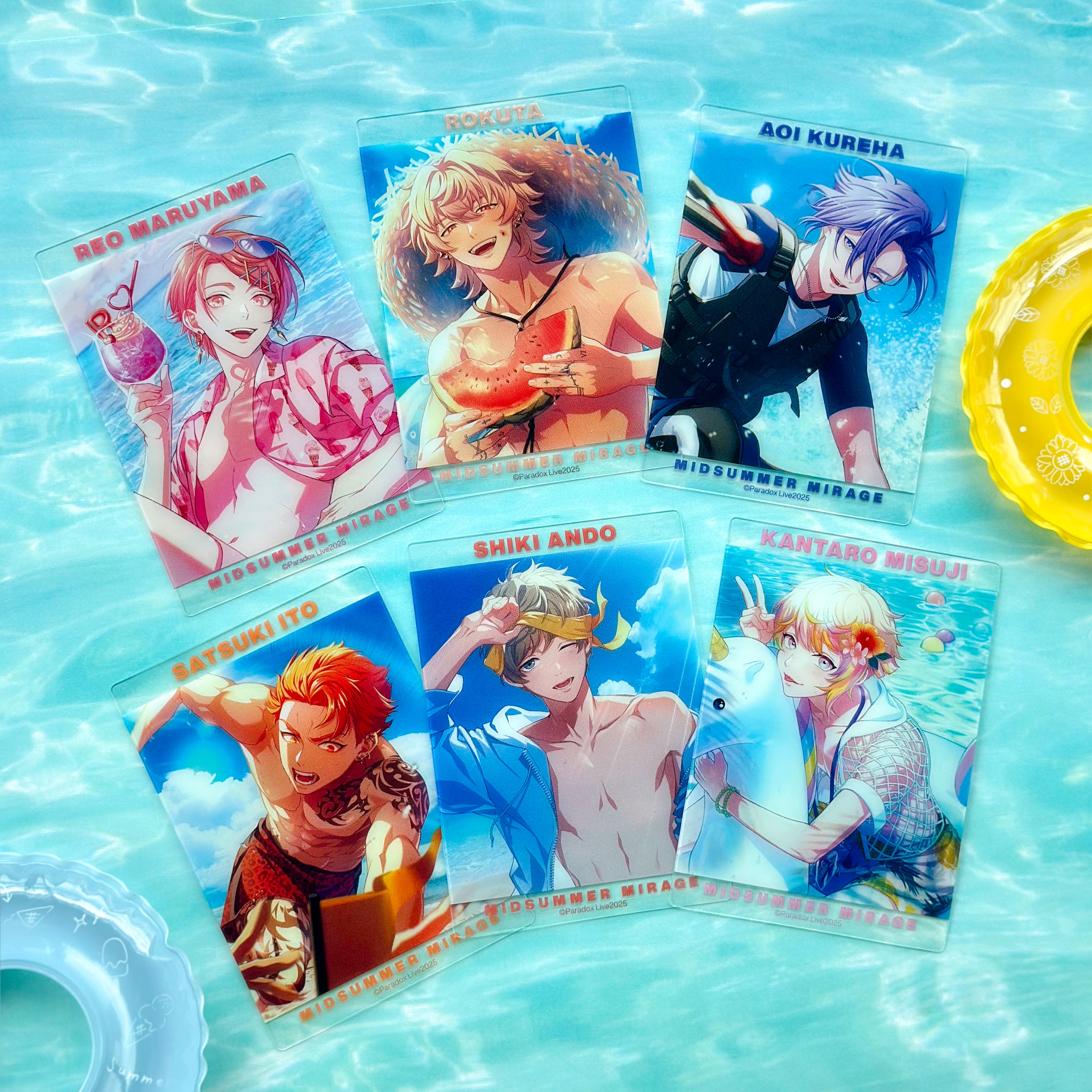 Paradox Live 真夏の幻影 ミニクリアカード Ver.1 – GCRESTORE ジーク