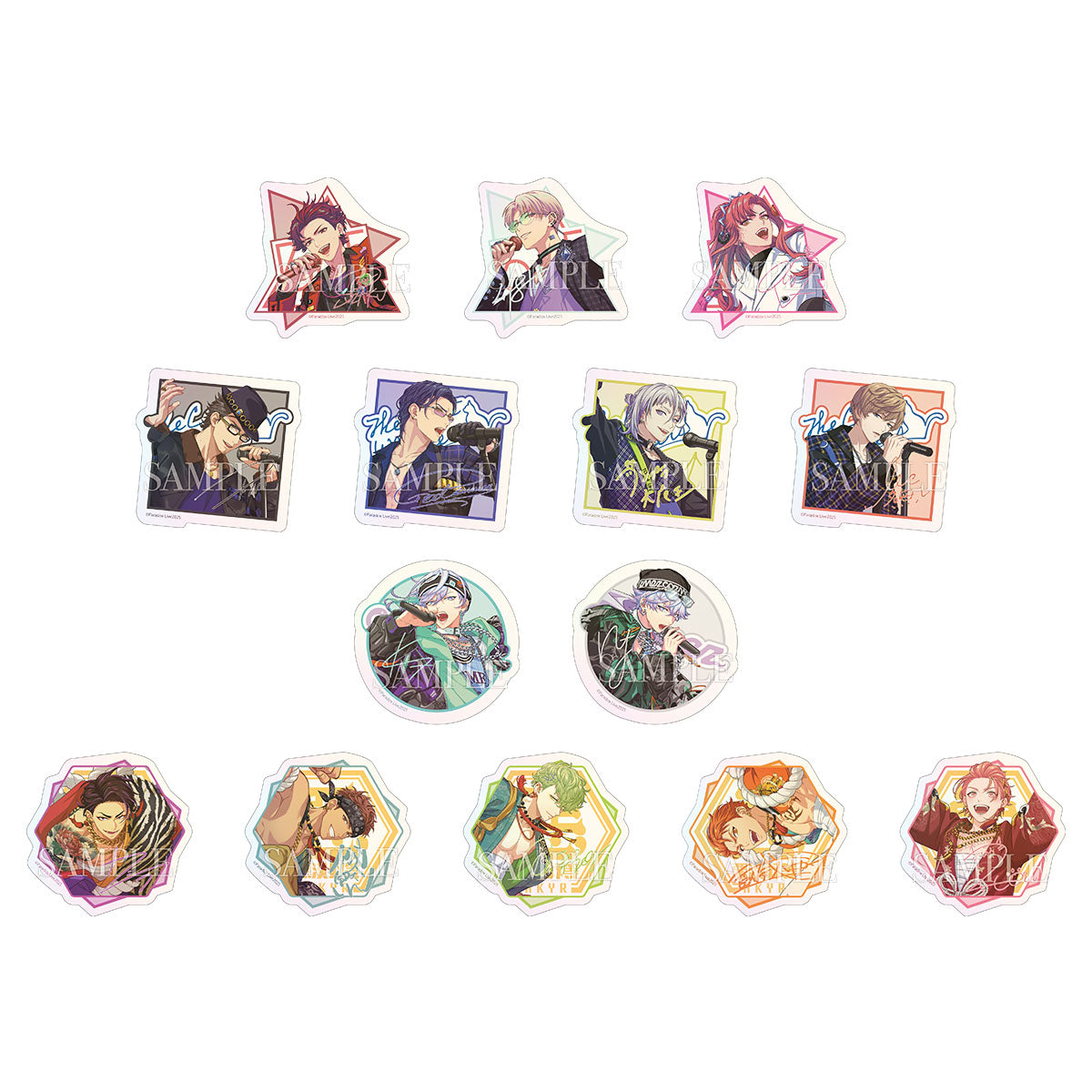 アンフォークナー 5周年 缶バッジ【100個セット】 アン・フォークナー