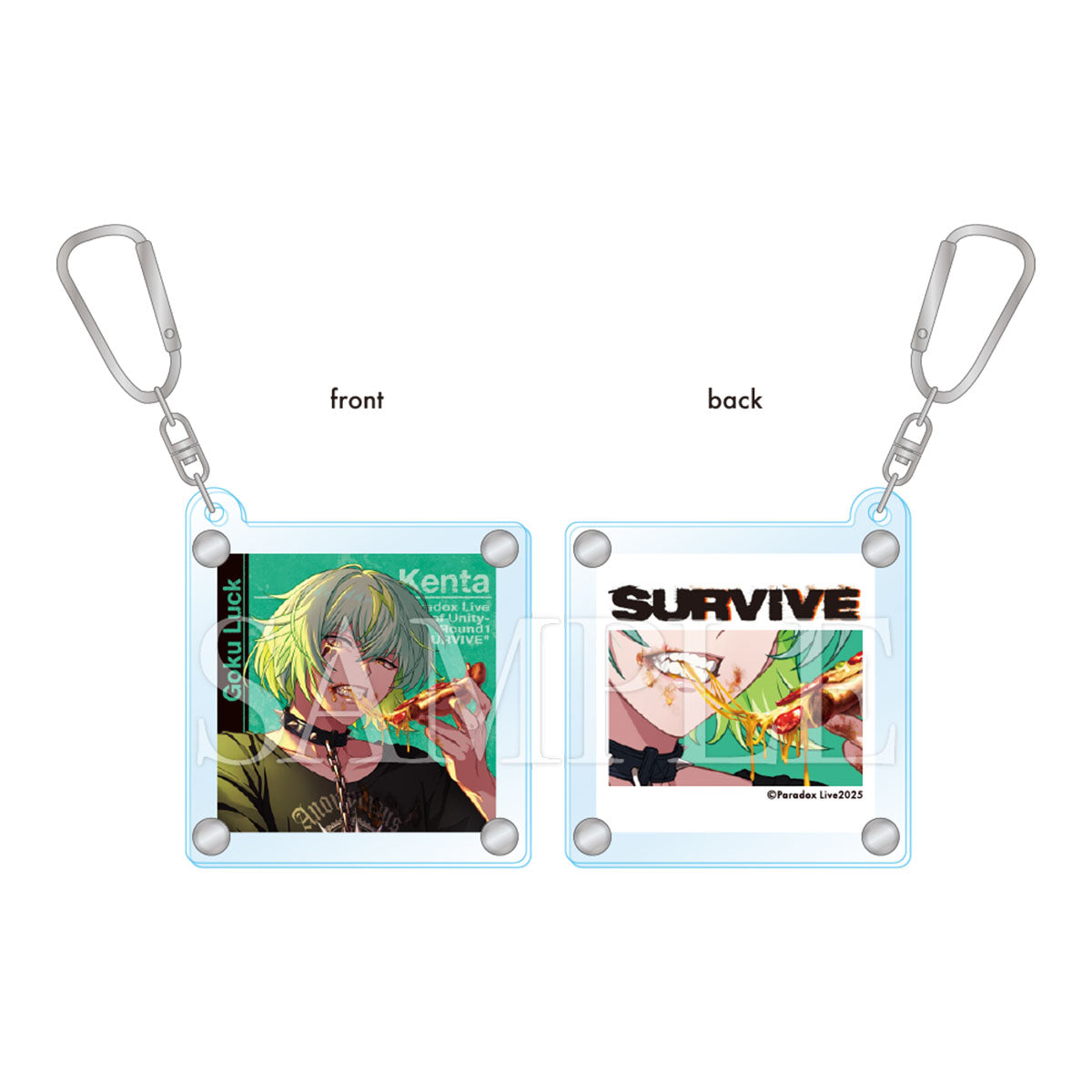 Paradox Live SURVIVE カラビナ付きキーホルダー – GCRESTORE ジーク