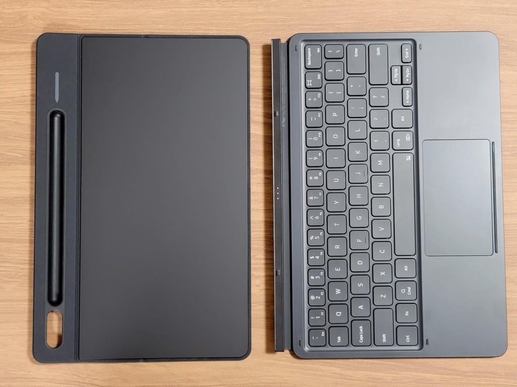 GalaxyTab S7+5G 8GB/256GB キーボードカバー(ペン無し) GalaxyTab S7+