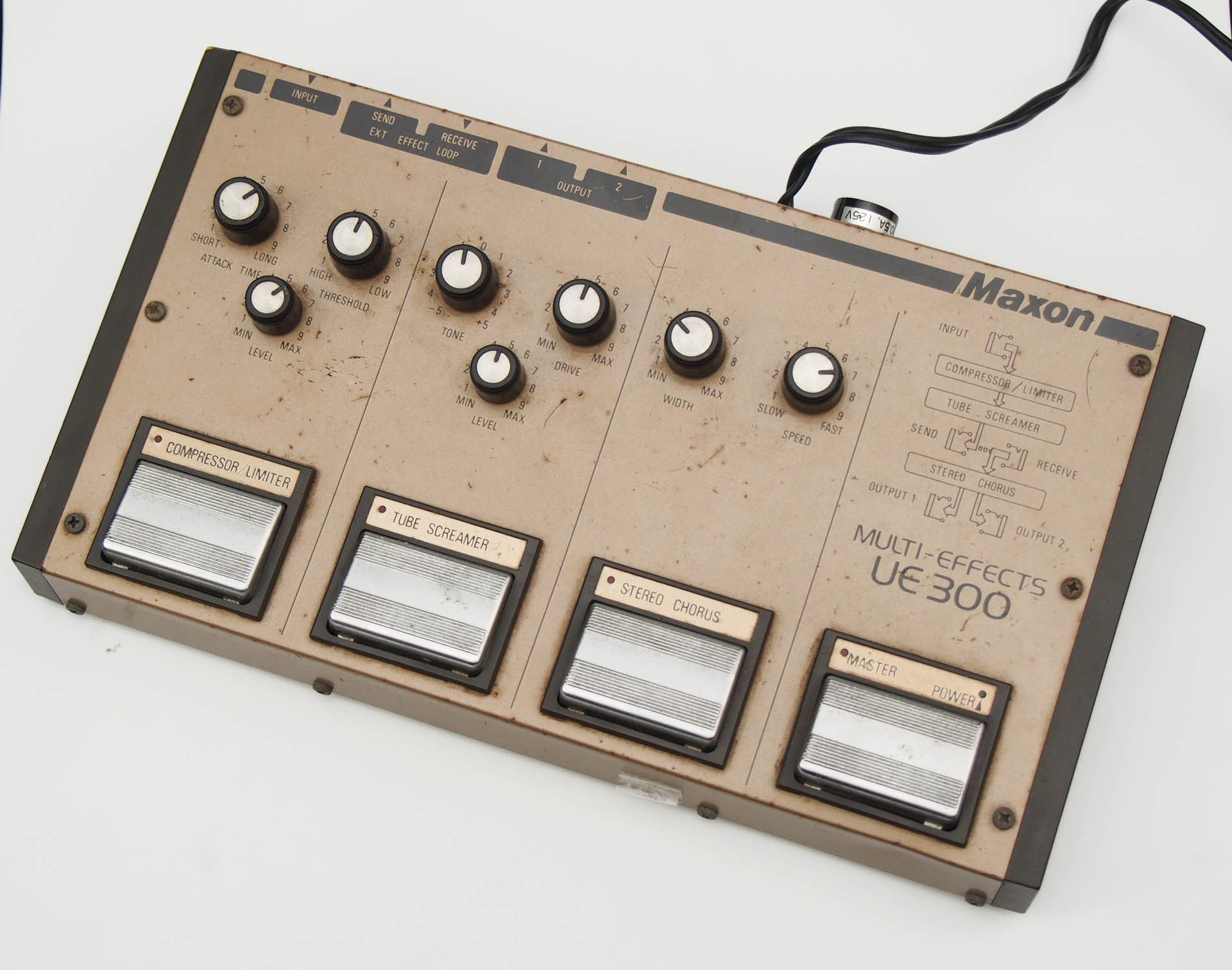 買取情報】ヴィンテージなマルチエフェクター！『Maxon UE300』楽器奏