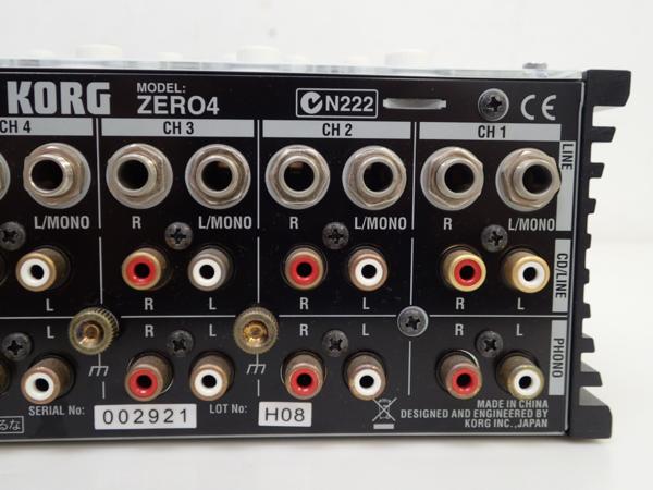 KORG ZERO4 DJミキサー