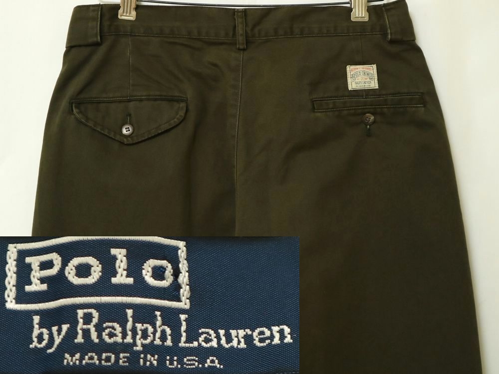 稀少 未使用 レアカラー! 80s~ USA製 ビンテージ OLD Polo Ralph