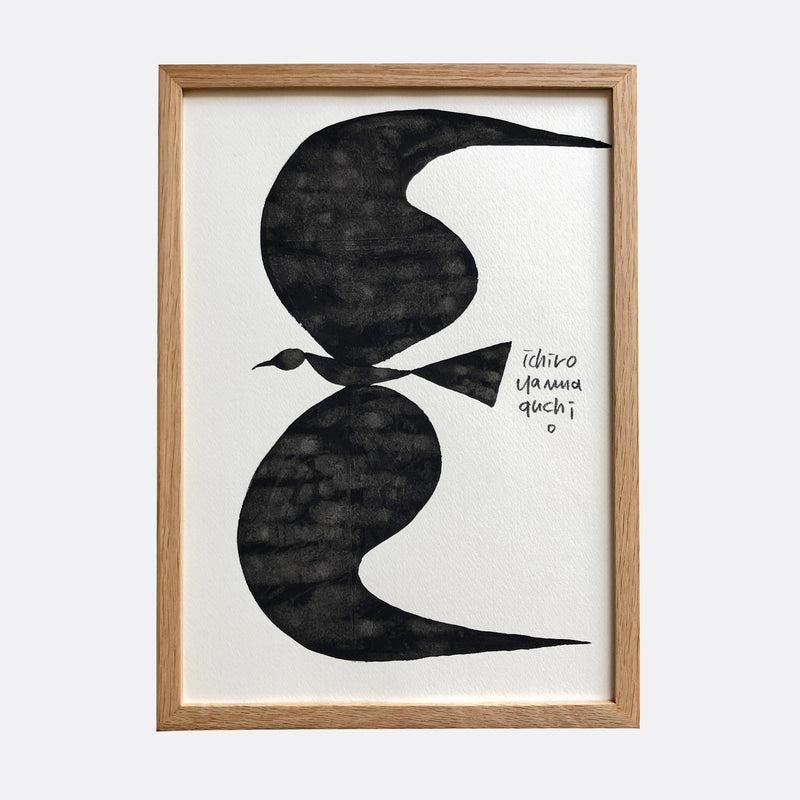 山口一郎 アート ハミングバード山口一郎 ブラックバード ジグレー