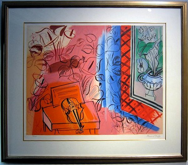 ラウル デュフィ 『フルート奏者Ⅰ ラウル・デュフィへの手紙 ラウル