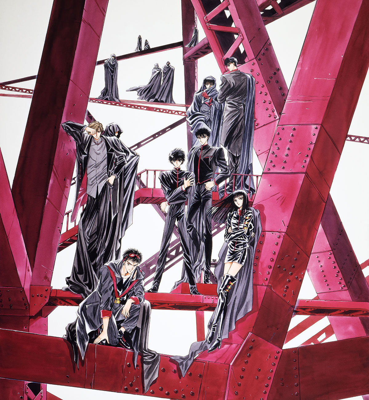 東京babylon 複製原画 CLAMP展 描き下ろし 東京babylon 複製原画 CLAMP