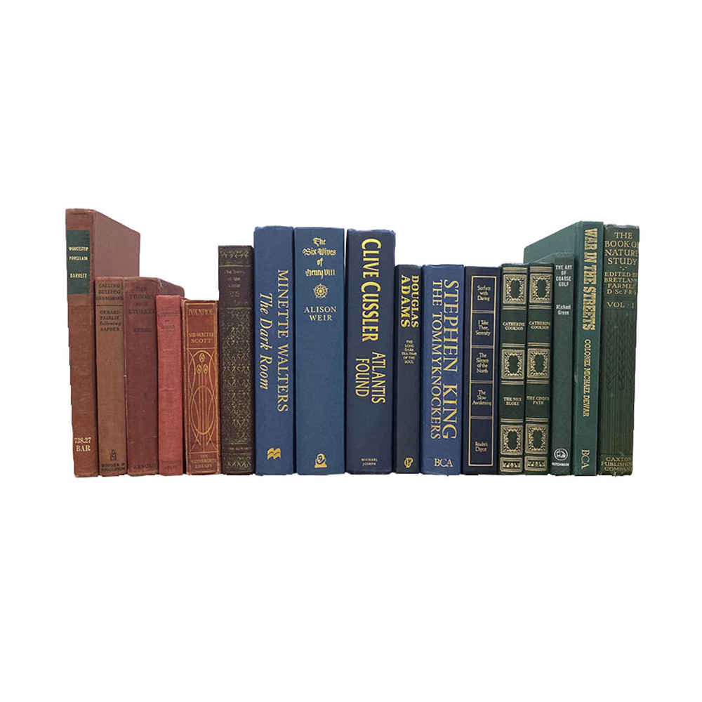 ユーズドブック 50cm (アンティーク 洋書 本 ディスプレイ ダルトン