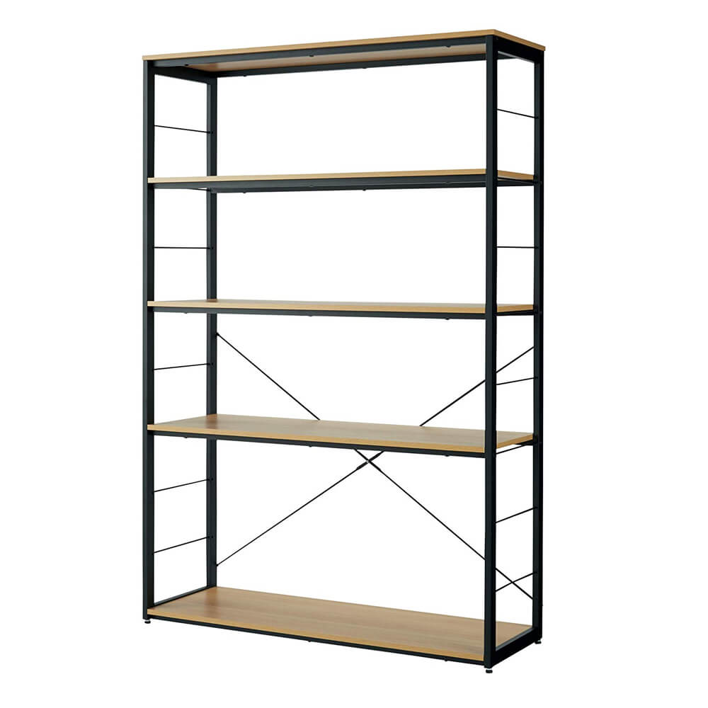 ダイニングワークシリーズ シェルフ 5段タイプ 高さ180cm 幅120cm 奥行