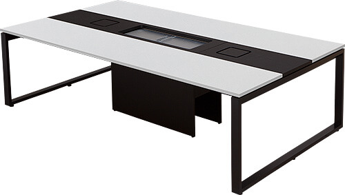 NS フリーアドレスデスク センター収納タイプ 基本 幅240cm ( オフィス