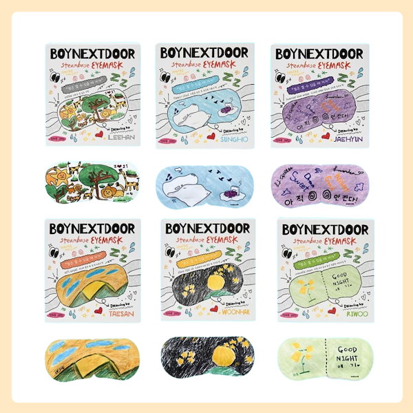 ソンホ アイマスク パジャマ M韓国 BBNEXDO ボイネク ソンホ アイ