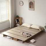 Qoo10] 【アイボリー】 マッサージベッド 折りた