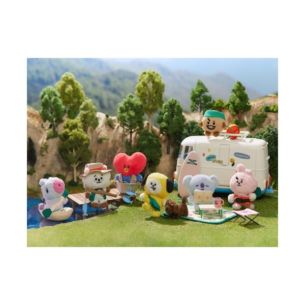 Qoo10] BT21 BTS 公式グッズ ピクニック ぬいぐる