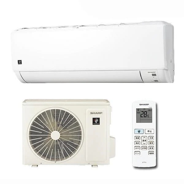 SHARP エアコン本体 ホワイト